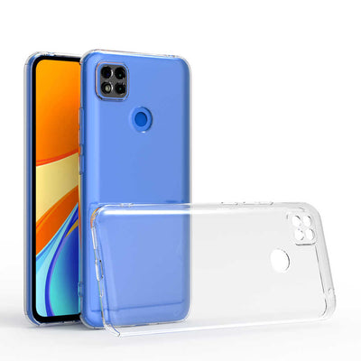 Xiaomi Redmi 9C Kılıf Zore Kamera Korumalı Süper Silikon Kapak Renksiz
