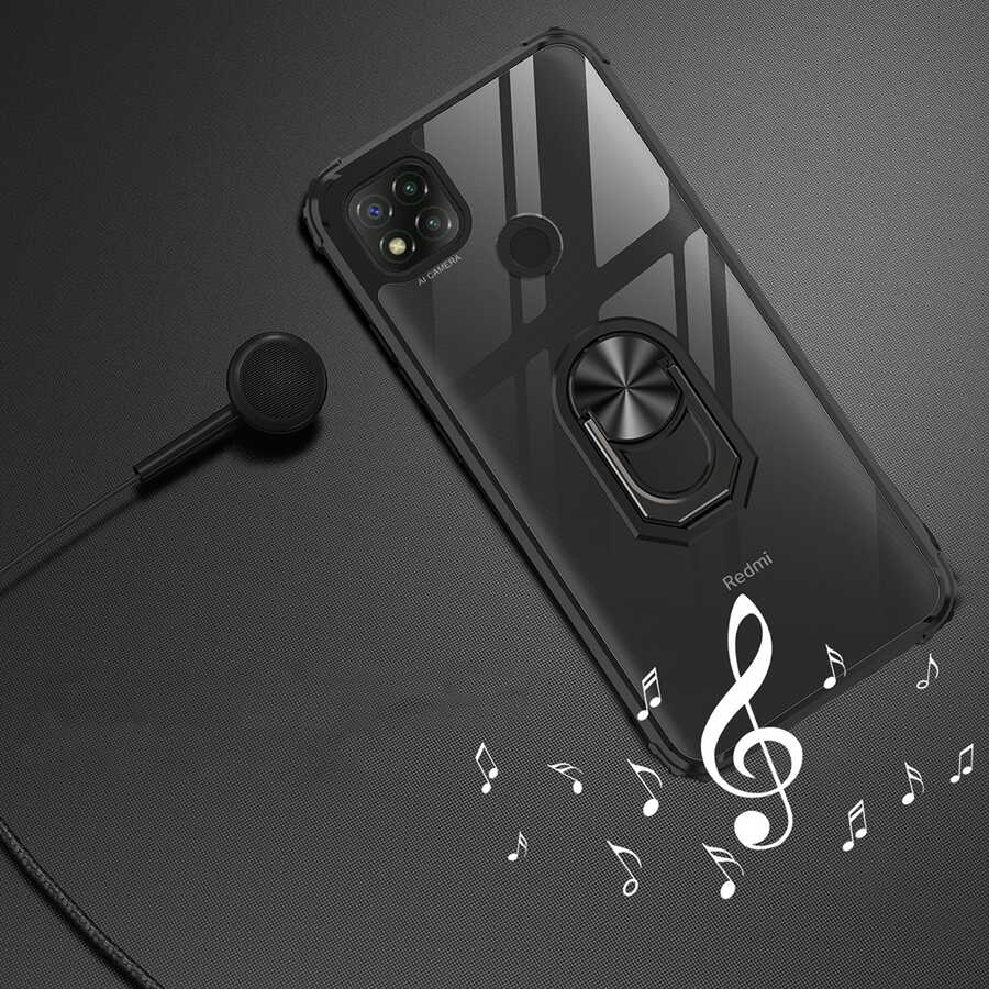 Xiaomi Redmi 9C Kılıf Zore Mola Kapak Siyah