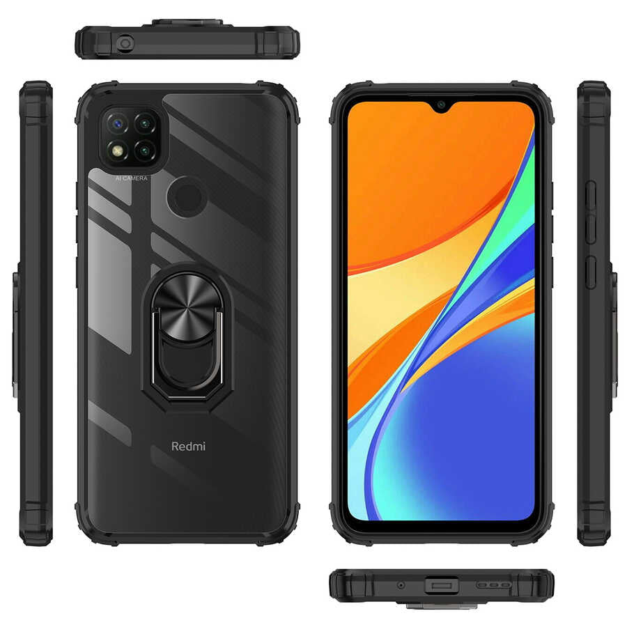 Xiaomi Redmi 9C Kılıf Zore Mola Kapak Kırmızı