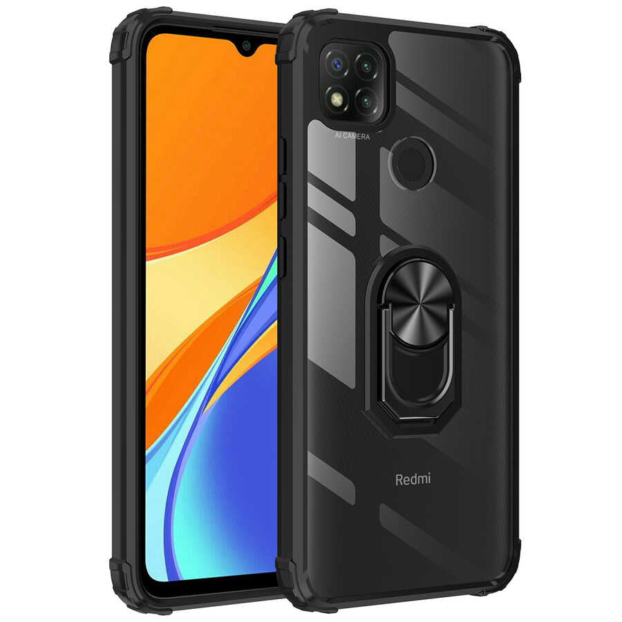 Xiaomi Redmi 9C Kılıf Zore Mola Kapak Siyah