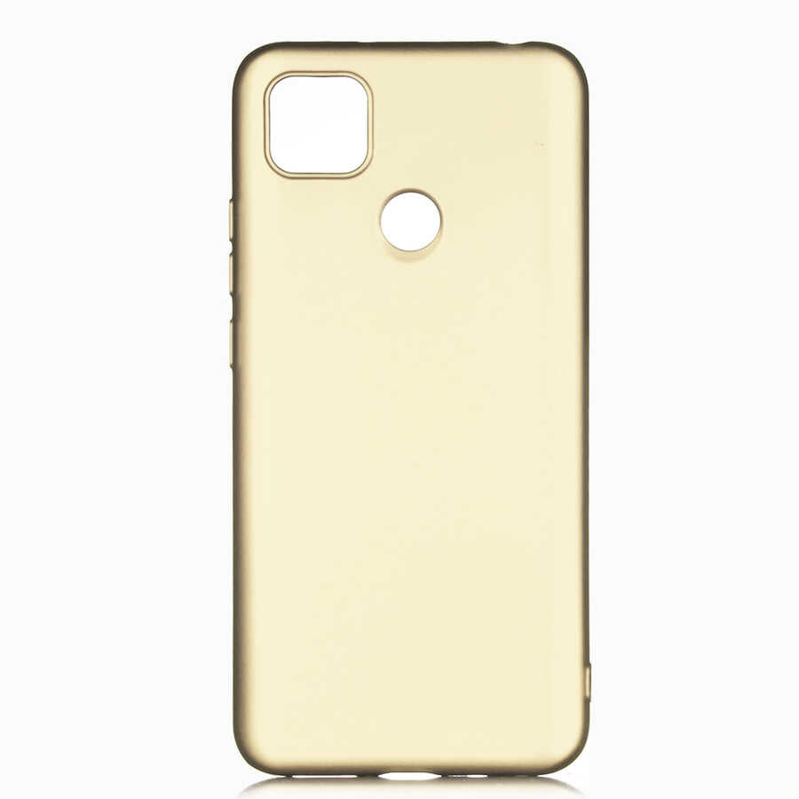 Xiaomi Redmi 9C Kılıf Zore Premier Silikon Kapak Gold