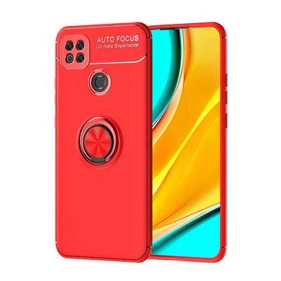 Xiaomi Redmi 9C Kılıf Zore Ravel Silikon Kapak Kırmızı