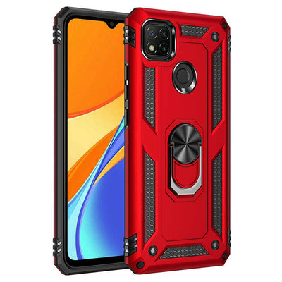Xiaomi Redmi 9C Kılıf Zore Vega Kapak Kırmızı