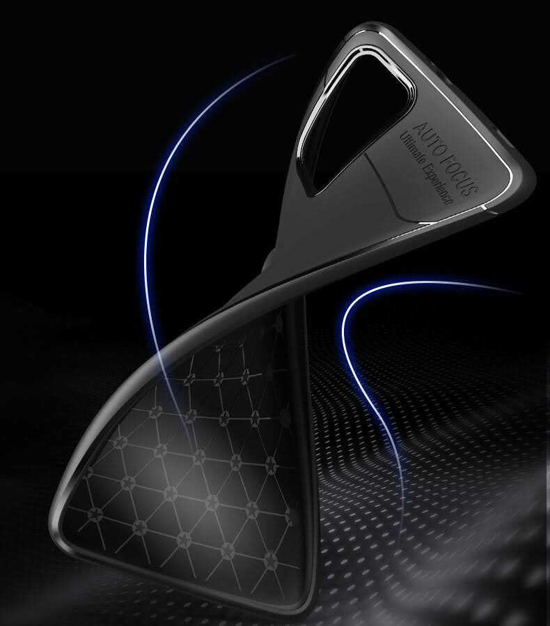 Xiaomi Redmi 9T Kılıf Zore Ravel Silikon Kapak Siyah