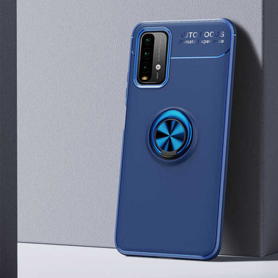 Xiaomi Redmi 9T Kılıf Zore Ravel Silikon Kapak Mavi
