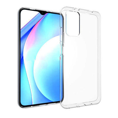 Xiaomi Redmi 9T Kılıf Zore Süper Silikon Kapak Renksiz