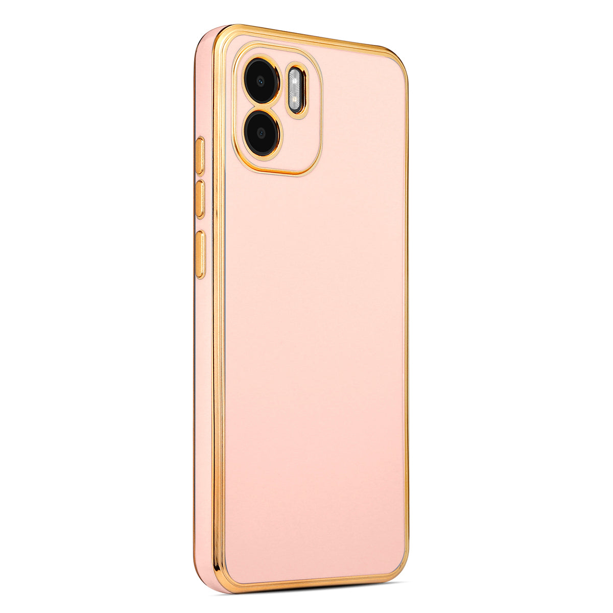 Xiaomi Redmi A1 Kılıf Zore Bark Kapak Rose Gold