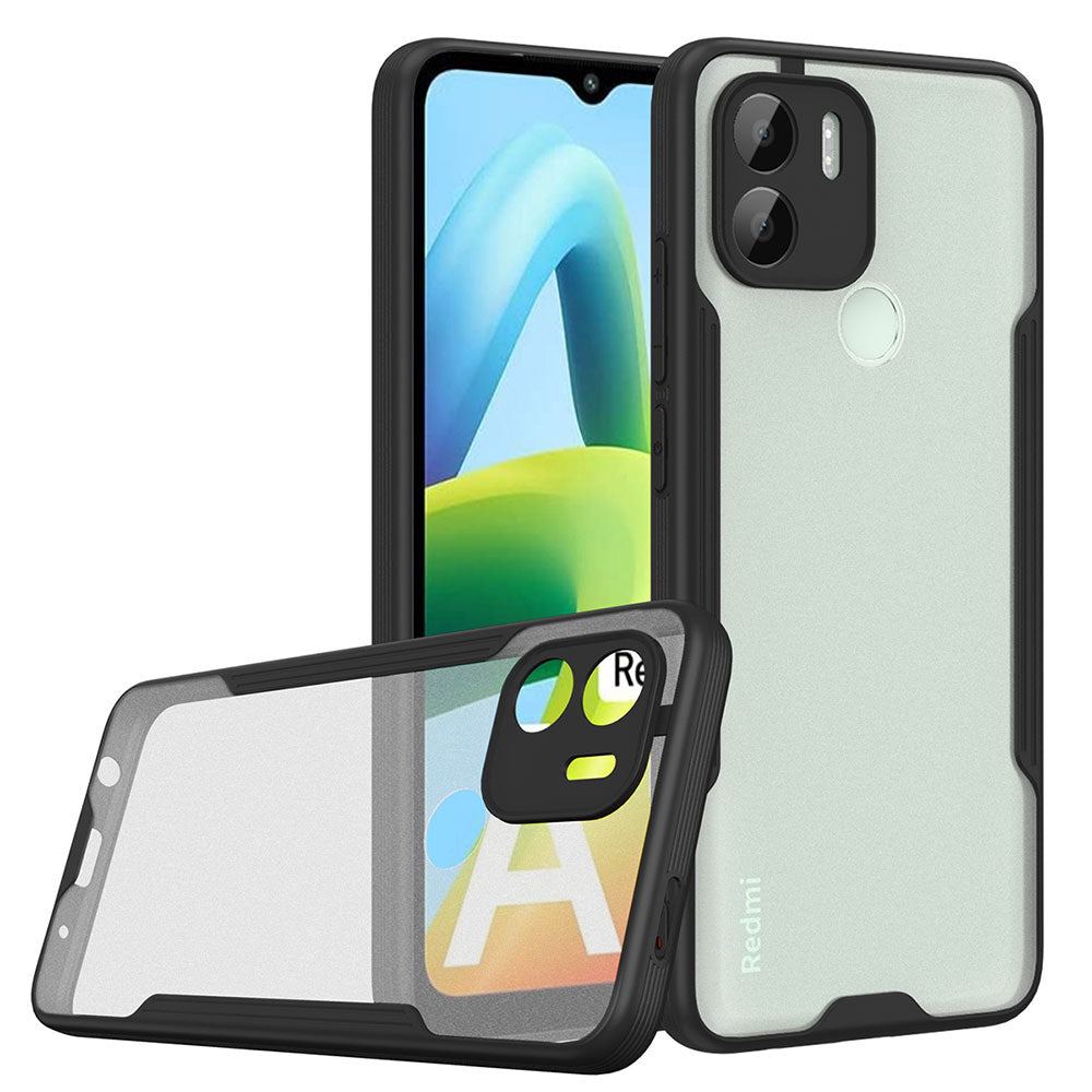 Xiaomi Redmi A1 Kılıf Zore Parfe Kapak Siyah