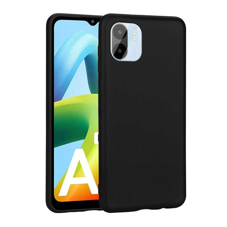 Xiaomi Redmi A1 Kılıf Zore Premier Silikon Kapak Siyah