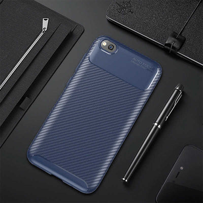 Xiaomi Redmi Go Kılıf Zore Negro Silikon Kapak Lacivert