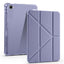 Xiaomi Redmi K Pad Kılıf Zore Tri Folding Kalem Bölmeli Standlı Kılıf Mor