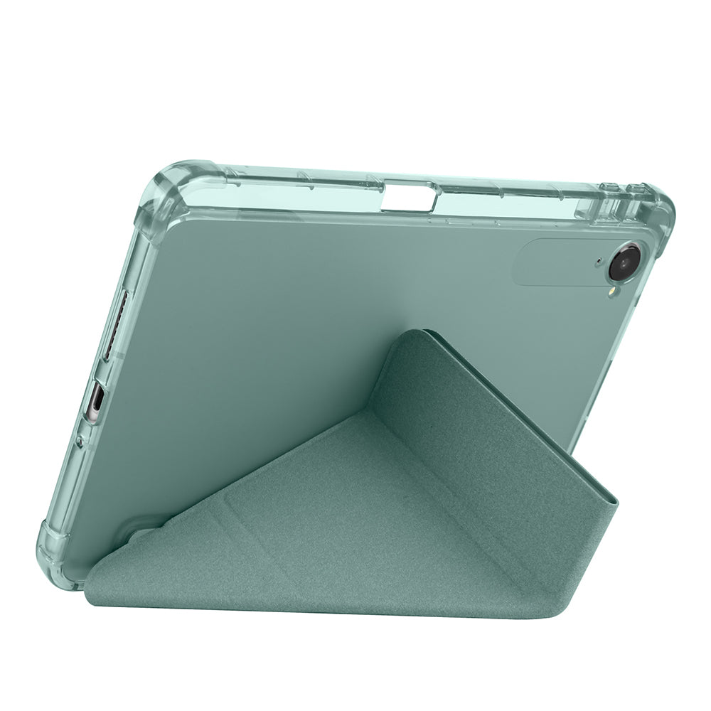 Xiaomi Redmi K Pad Kılıf Zore Tri Folding Kalem Bölmeli Standlı Kılıf Rose Gold