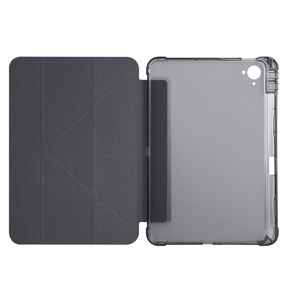 Xiaomi Redmi K Pad Kılıf Zore Tri Folding Kalem Bölmeli Standlı Kılıf Mor