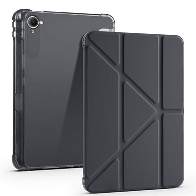 Xiaomi Redmi K Pad Kılıf Zore Tri Folding Kalem Bölmeli Standlı Kılıf Siyah