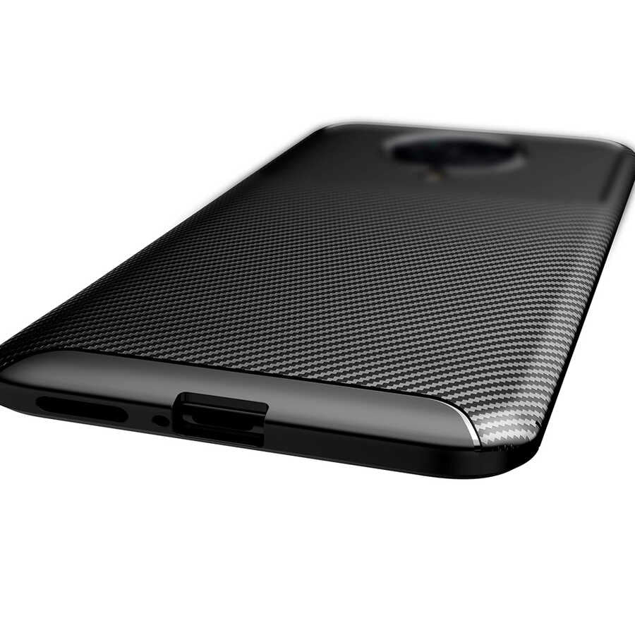 Xiaomi Redmi K30 Pro Kılıf Zore Negro Silikon Kapak Kahverengi