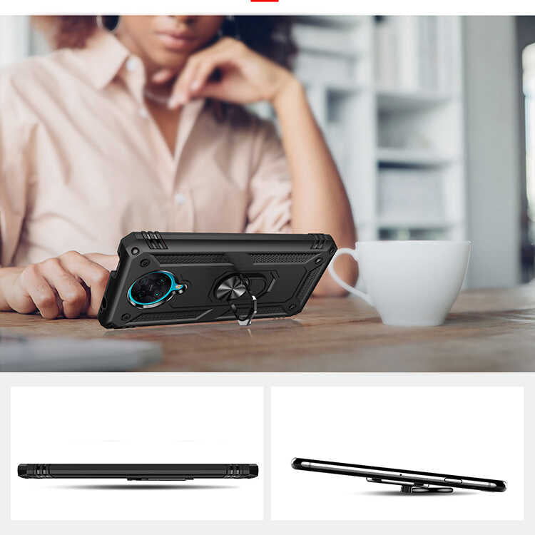 Xiaomi Redmi K30 Pro Kılıf Zore Vega Kapak Gri