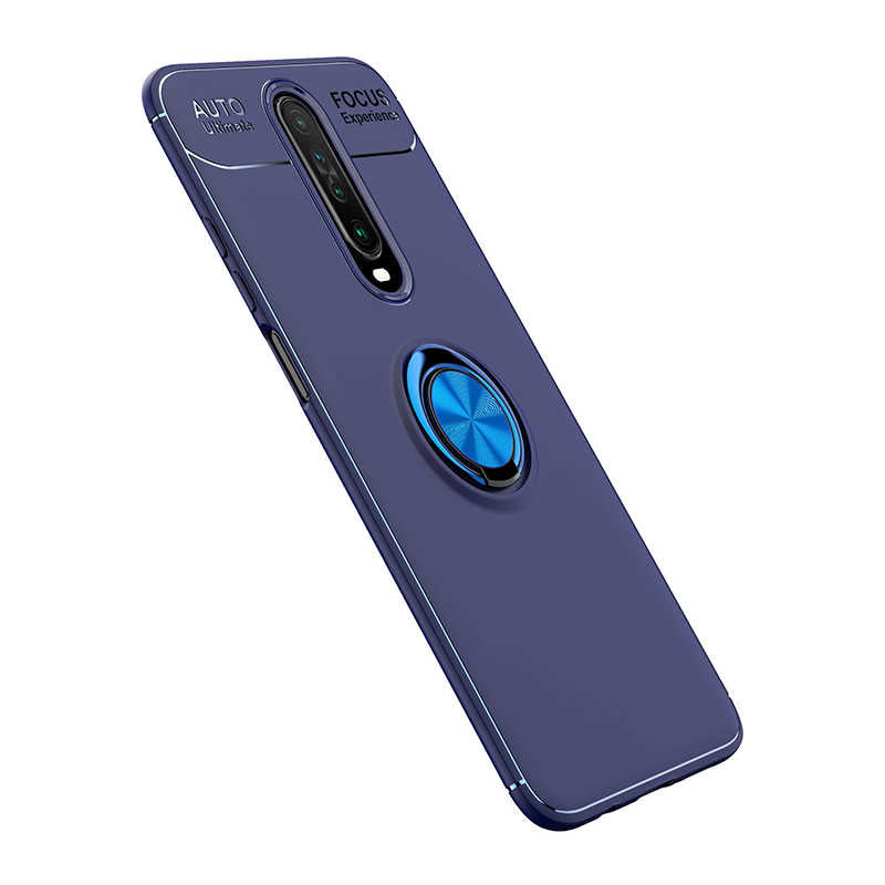 Xiaomi Redmi K30 Kılıf Zore Ravel Silikon Kapak Siyah