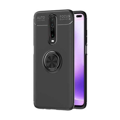 Xiaomi Redmi K30 Kılıf Zore Ravel Silikon Kapak Siyah