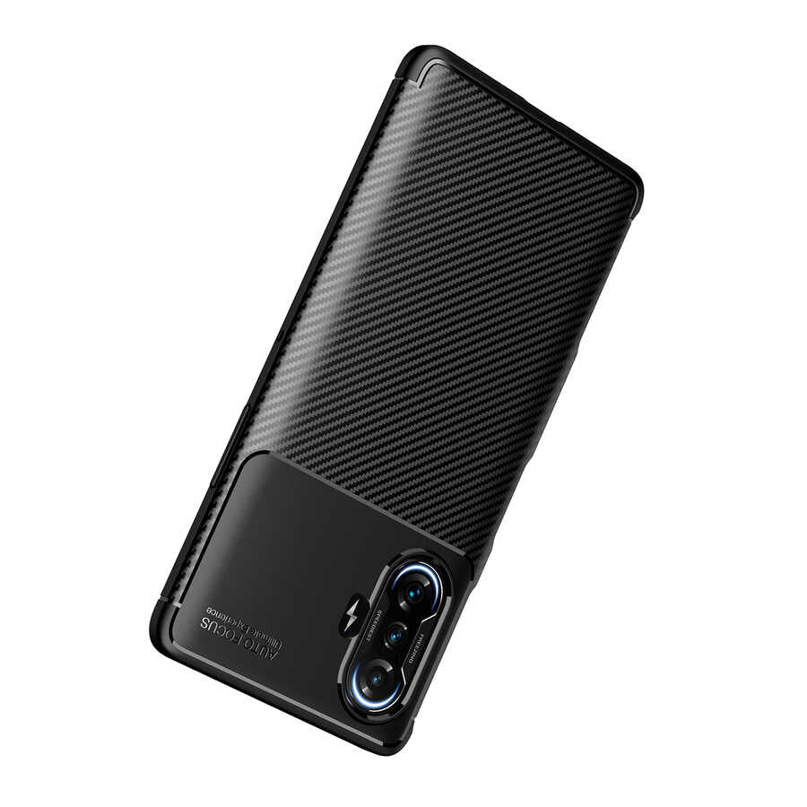 Xiaomi Redmi K40 Gaming Kılıf Zore Negro Silikon Kapak Siyah