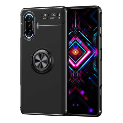 Xiaomi Redmi K40 Gaming Kılıf Zore Ravel Silikon Kapak Siyah