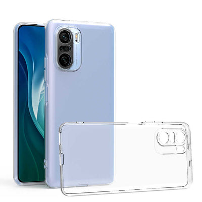 Xiaomi Redmi K40 Kılıf Zore Kamera Korumalı Süper Silikon Kapak Renksiz