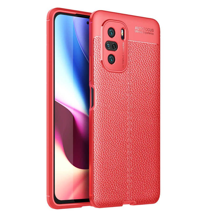 Xiaomi Redmi K40 Kılıf Zore Niss Silikon Kapak Kırmızı