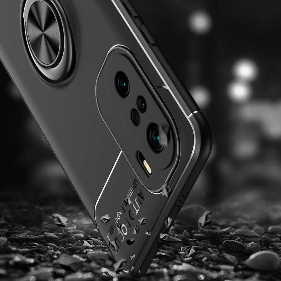 Xiaomi Redmi K40 Kılıf Zore Ravel Silikon Kapak Mavi