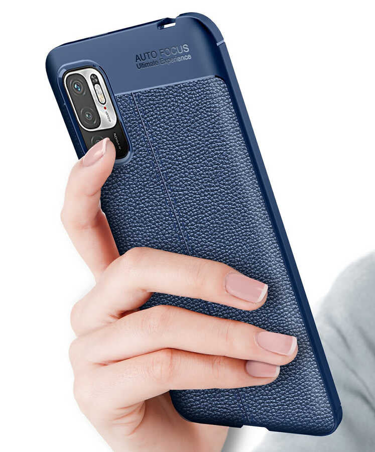 Xiaomi Redmi Note 10 5G Kılıf Zore Niss Silikon Kapak Lacivert