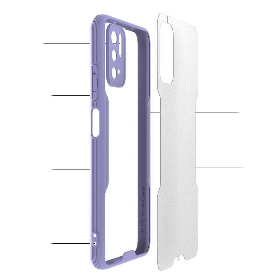 Xiaomi Redmi Note 10 5G Kılıf Zore Parfe Kapak Koyu Yeşil