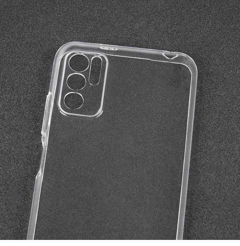 Xiaomi Redmi Note 10 5G Kılıf Zore Süper Silikon Kapak Renksiz