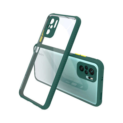 Xiaomi Redmi Note 10 Kılıf Zore Kaff Kapak Koyu Yeşil