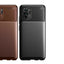 Xiaomi Redmi Note 10 Kılıf Zore Negro Silikon Kapak Kahverengi