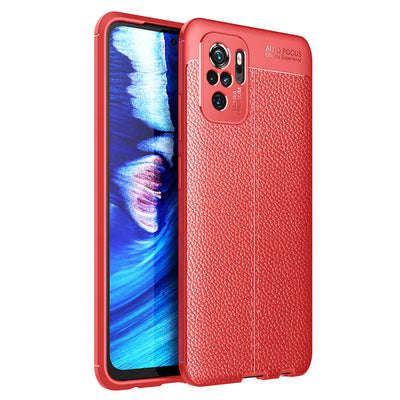 Xiaomi Redmi Note 10 Kılıf Zore Niss Silikon Kapak Kırmızı