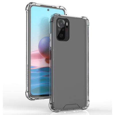 Xiaomi Redmi Note 10 Kılıf Zore Nitro Anti Shock Silikon Renksiz