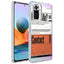 Xiaomi Redmi Note 10 Pro Kılıf Airbag Kenarlı Renkli Desenli Silikon Zore Elegans Kapak