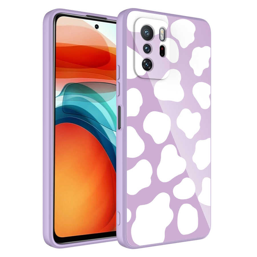 Xiaomi Redmi Note 10 Pro Kılıf Kamera Korumalı Desenli Sert Silikon Zore Epoksi Kapak NO6