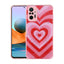 Xiaomi Redmi Note 10 Pro Kılıf Simli Desenli Kamera Korumalı Parlak Zore Popy Kapak Kalp