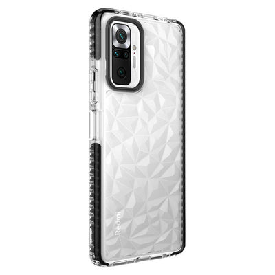 Xiaomi Redmi Note 10 Pro Kılıf Zore Buzz Kapak Siyah