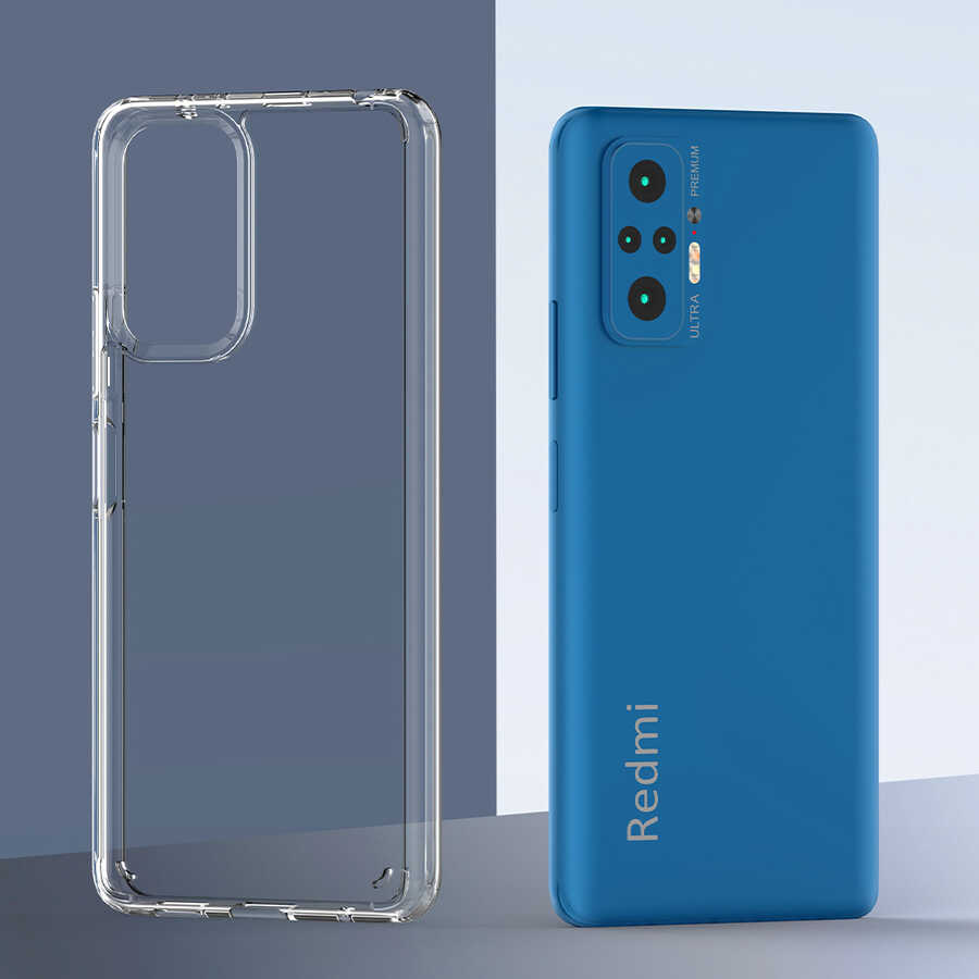 Xiaomi Redmi Note 10 Pro Kılıf Zore Coss Kapak Renksiz