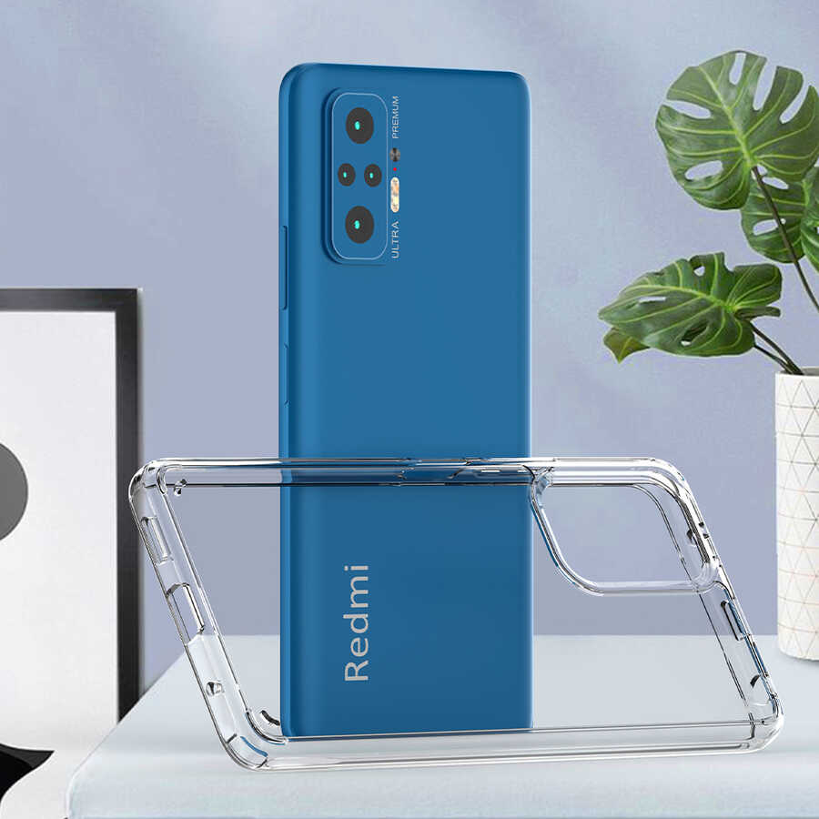 Xiaomi Redmi Note 10 Pro Kılıf Zore Coss Kapak Renksiz