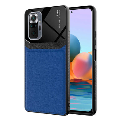 Xiaomi Redmi Note 10 Pro Kılıf Zore Emiks Kapak Lacivert