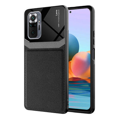 Xiaomi Redmi Note 10 Pro Kılıf Zore Emiks Kapak Siyah