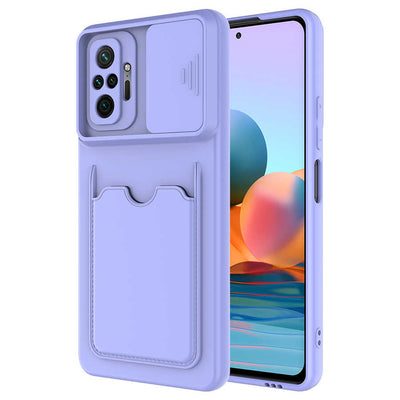 Xiaomi Redmi Note 10 Pro Kılıf Zore Kartix Kapak Lila