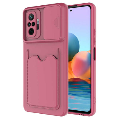 Xiaomi Redmi Note 10 Pro Kılıf Zore Kartix Kapak Koyu Mor