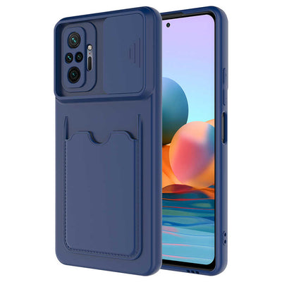 Xiaomi Redmi Note 10 Pro Kılıf Zore Kartix Kapak Lacivert