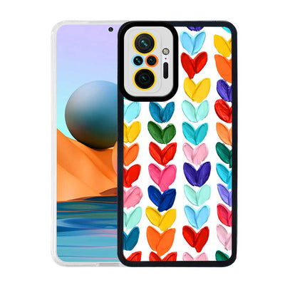 Xiaomi Redmi Note 10 Pro Kılıf Zore M-Fit Desenli Kapak Heart No6