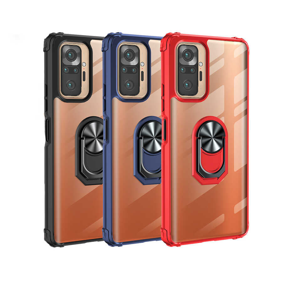 Xiaomi Redmi Note 10 Pro Kılıf Zore Mola Kapak Siyah