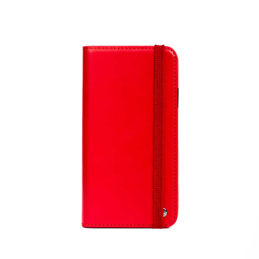 Xiaomi Redmi Note 10 Pro Kılıf Zore Multi Cüzdan Kılıf Kırmızı