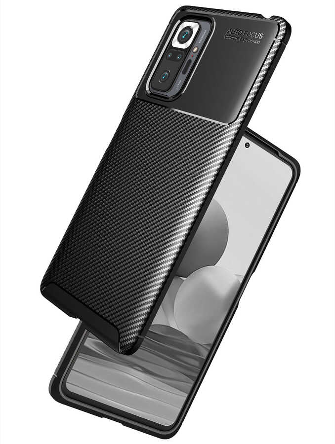 Xiaomi Redmi Note 10 Pro Kılıf Zore Negro Silikon Kapak Lacivert