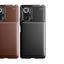 Xiaomi Redmi Note 10 Pro Kılıf Zore Negro Silikon Kapak Kahverengi